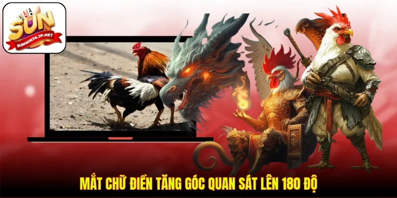 Mắt chữ điền tăng góc quan sát lên 180 độ